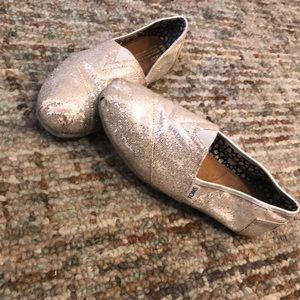 Toms canvas Silver slip-on